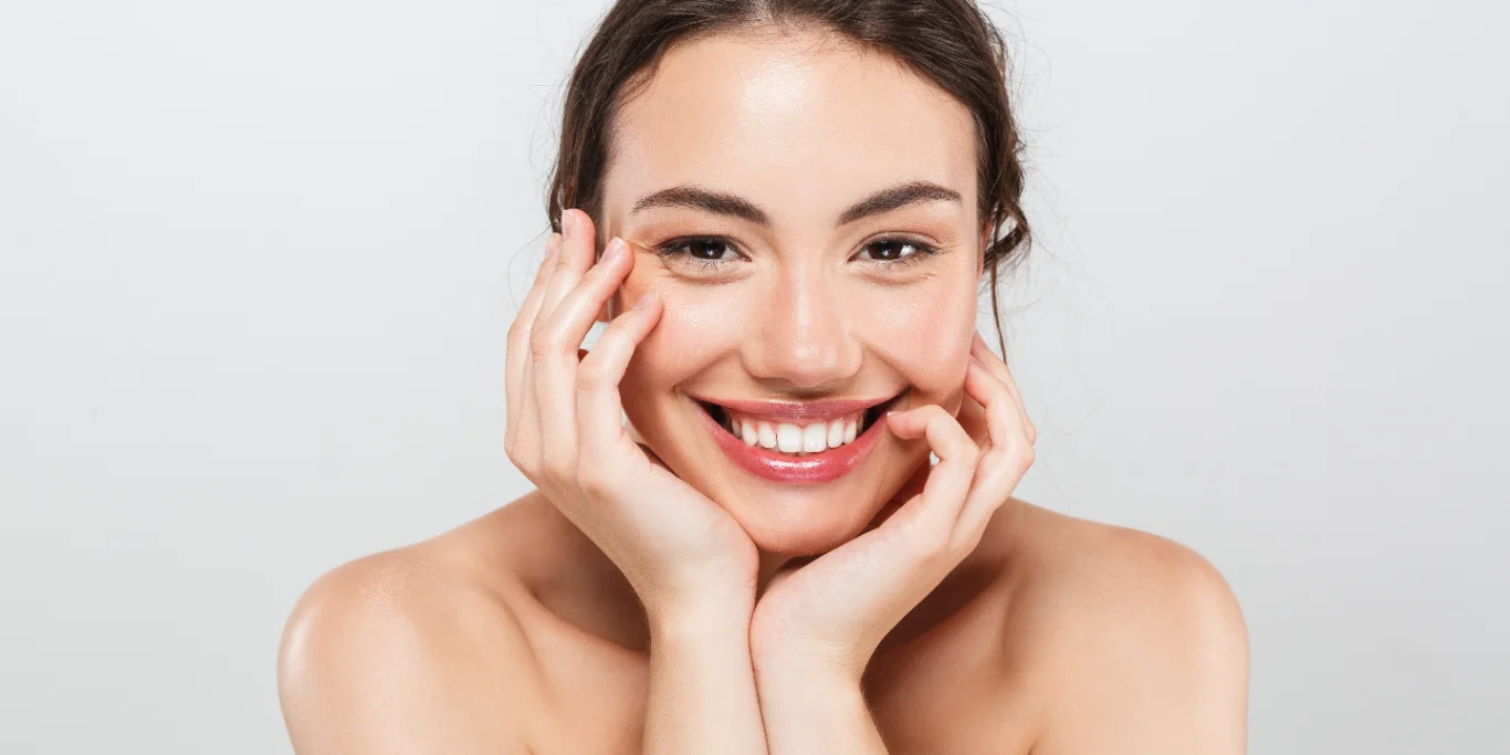 beauty-portrait-of-a-smiling-young-topless-woman beauty portrait of a smiling young topless woman